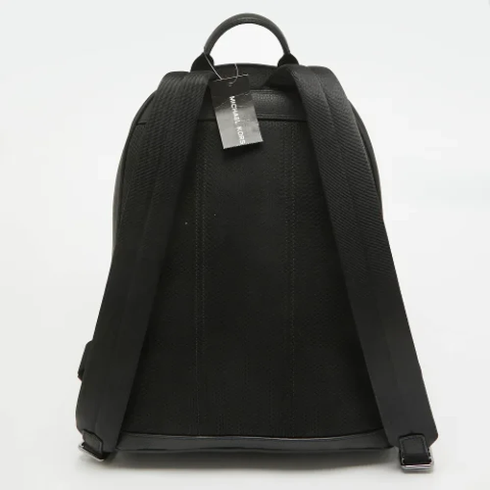 Michael Kors Pre-owned Coated canvas shoulder-bags Black Heren