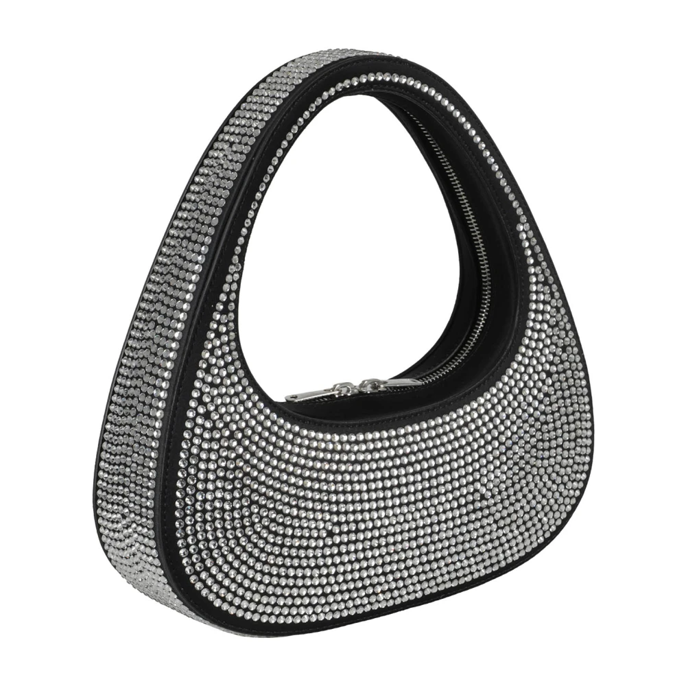 Coperni Kristal Baguette Swipe Tas Black Dames