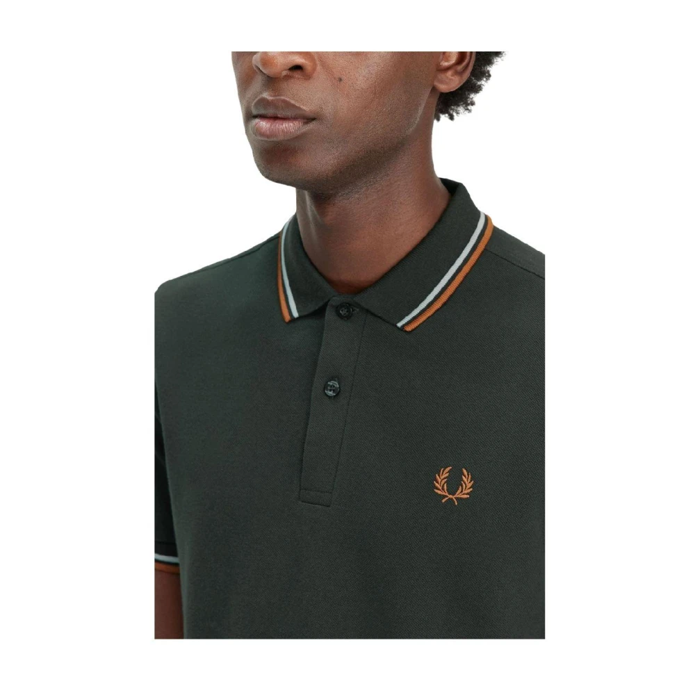 Fred Perry Klassieke Tipped Polo Shirt Green Heren