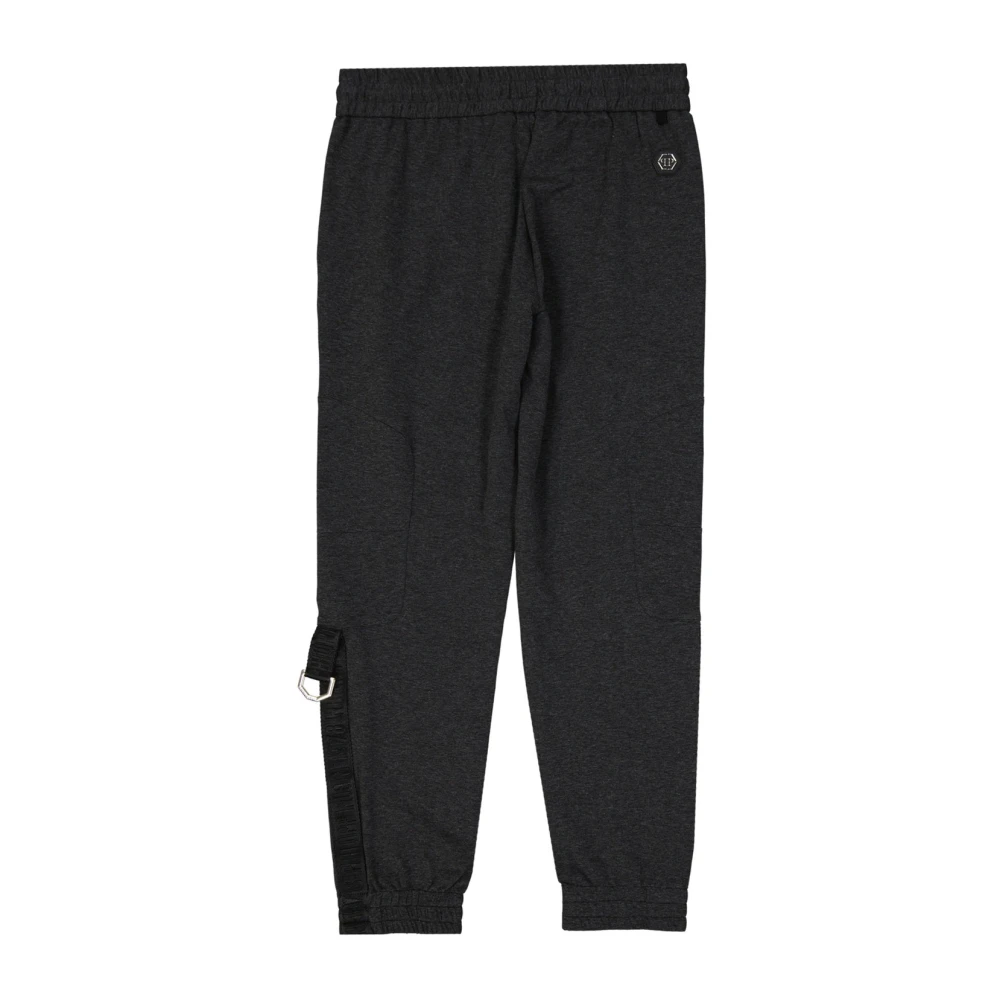 Philipp Plein Grijze Trekkoordbroek Katoenmix Gray Heren