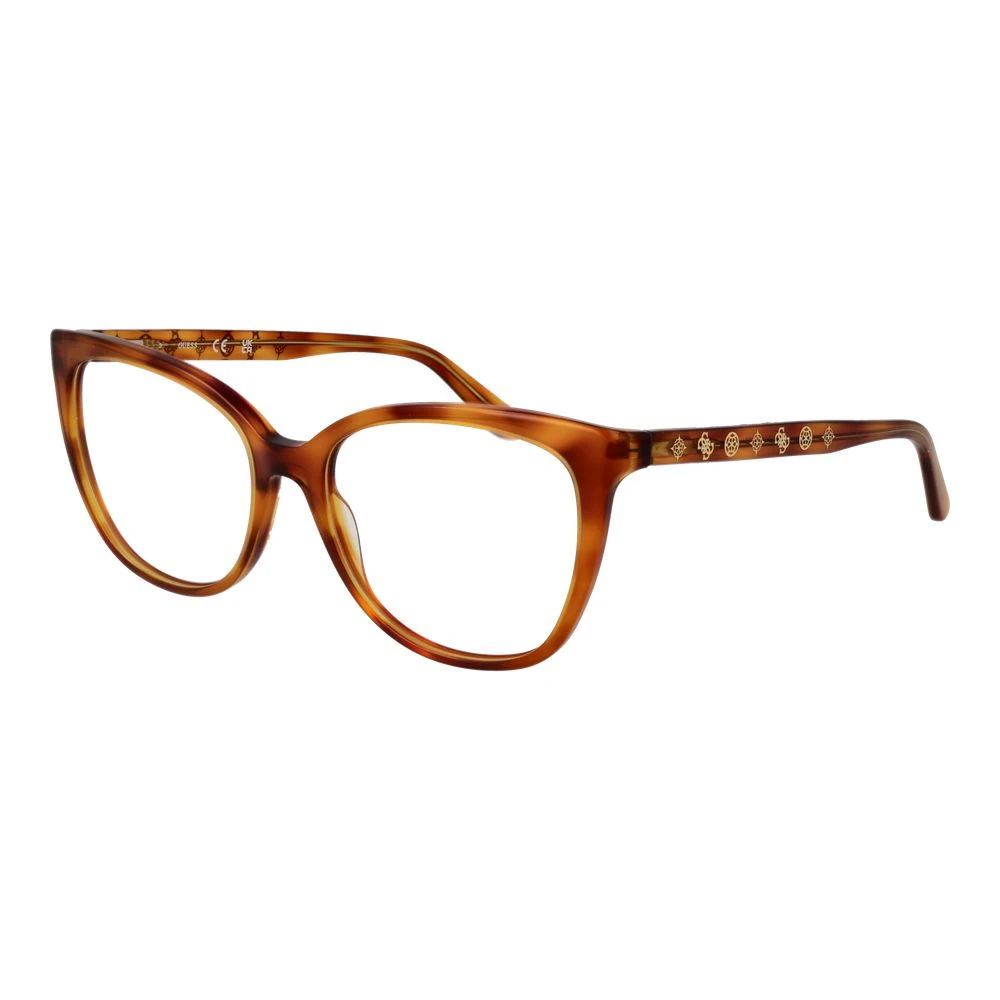Guess Women's Brown Optical Frames Acetate Full-Rim