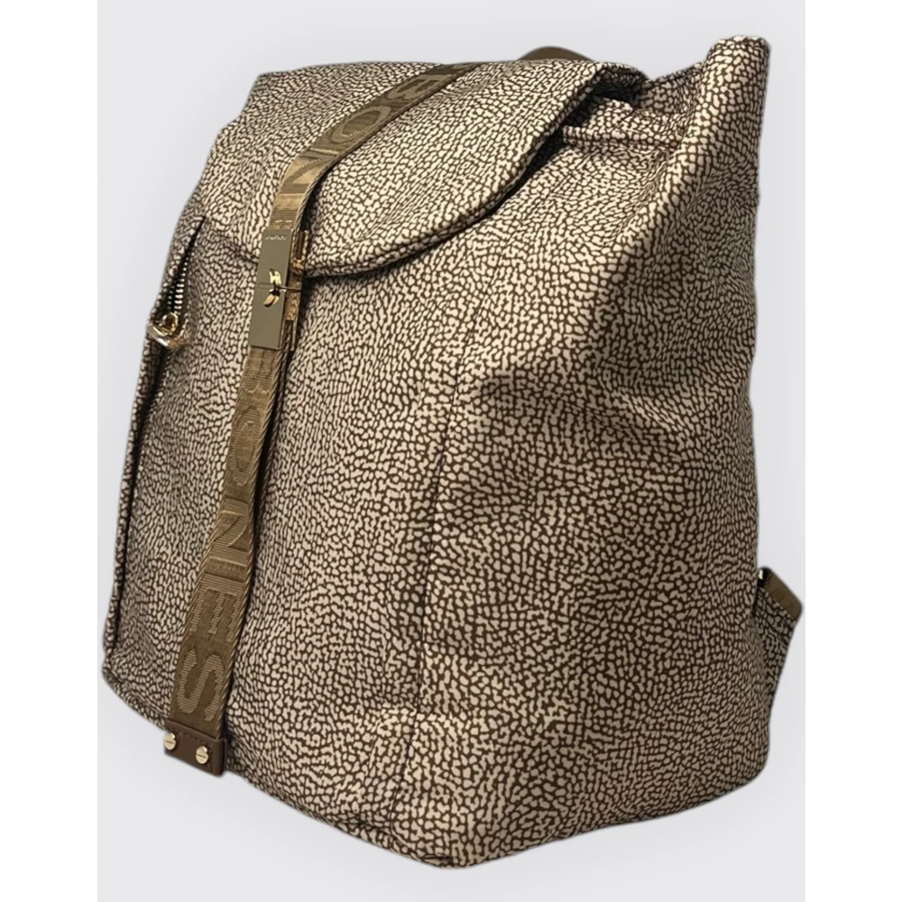 Borbonese Middelgrote rugzak Green Dames