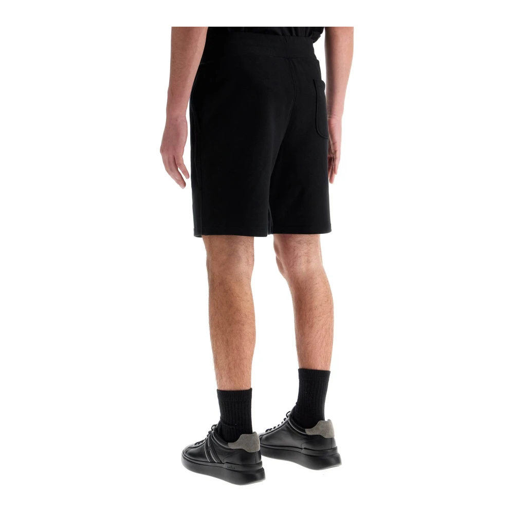 Moschino Sportieve Teddybeer Bermuda Shorts Black Heren