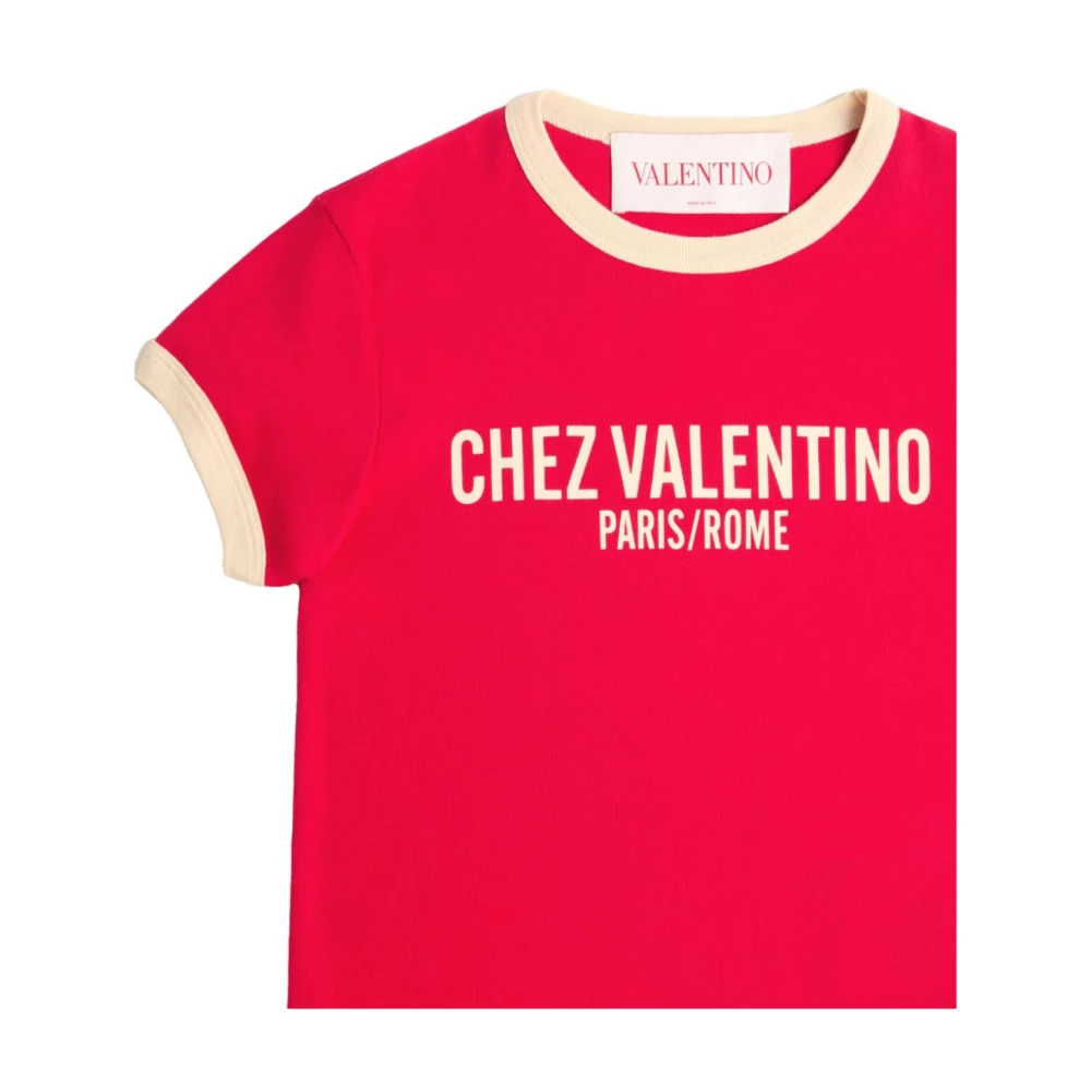 Valentino Garavani Rode T-shirt Dameskleding Red Dames