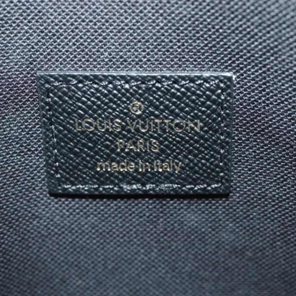 Louis Vuitton Vintage Pre-owned Canvas clutches Black Dames