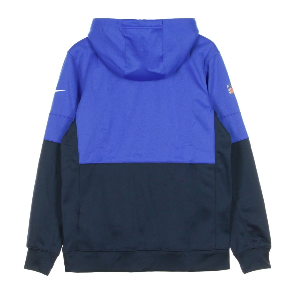 Nike NFL Team Name Lockup Hoodie Blue Heren