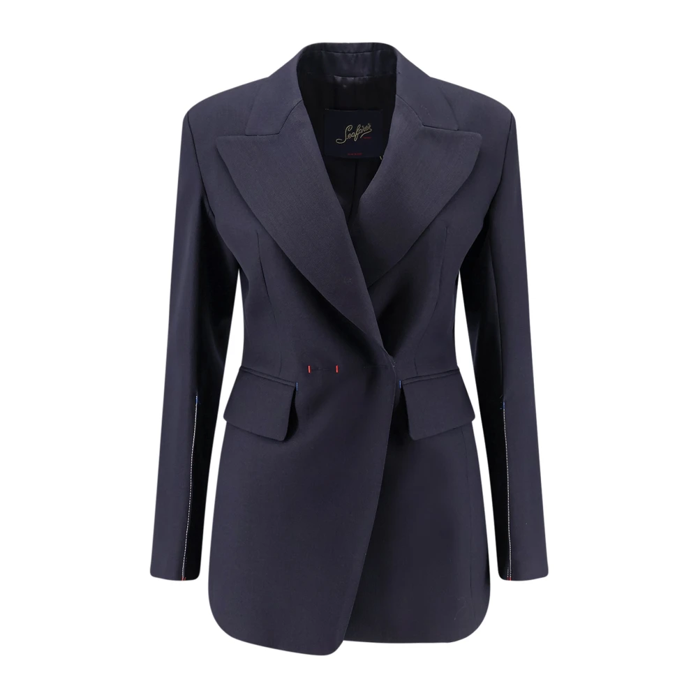 Seafarer Damen Blau Doppelreihiger Blazer