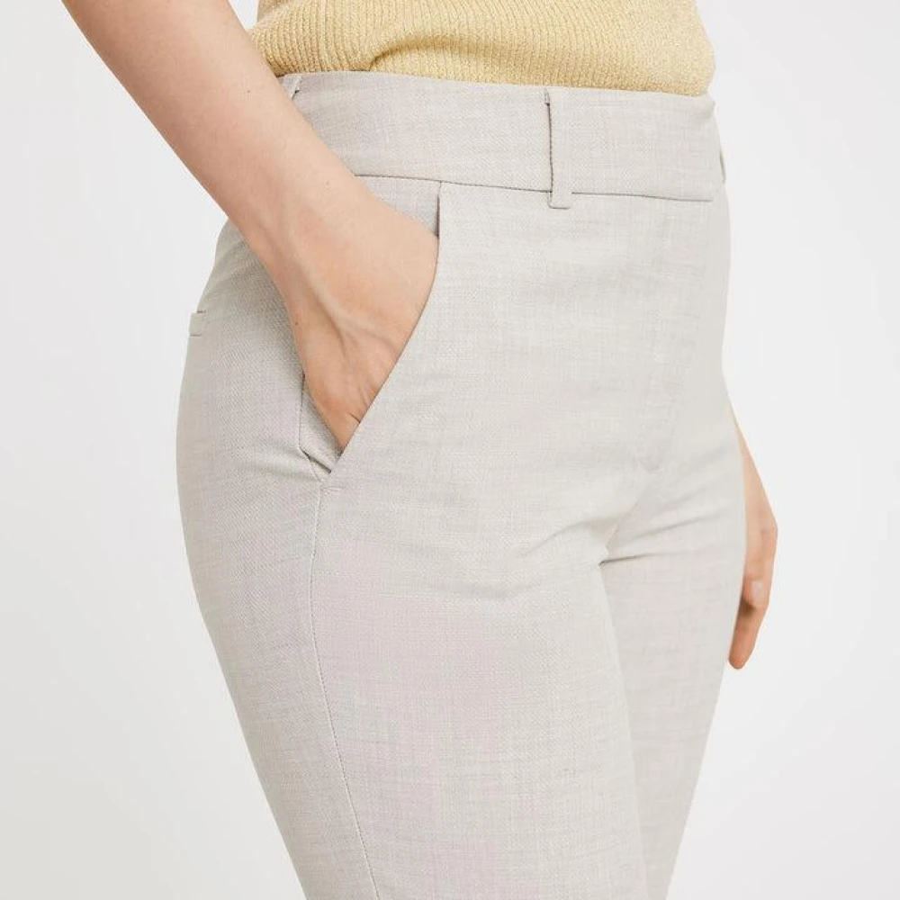 Fiveunits Sand Melange Stijlvolle Broek Gray Dames