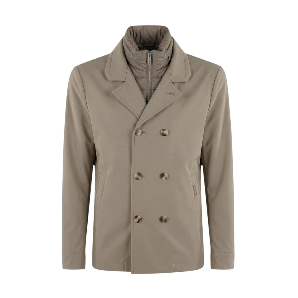 Moorer Mannelijk Beige Jassen Heren, 2XL, Volmer Jacket