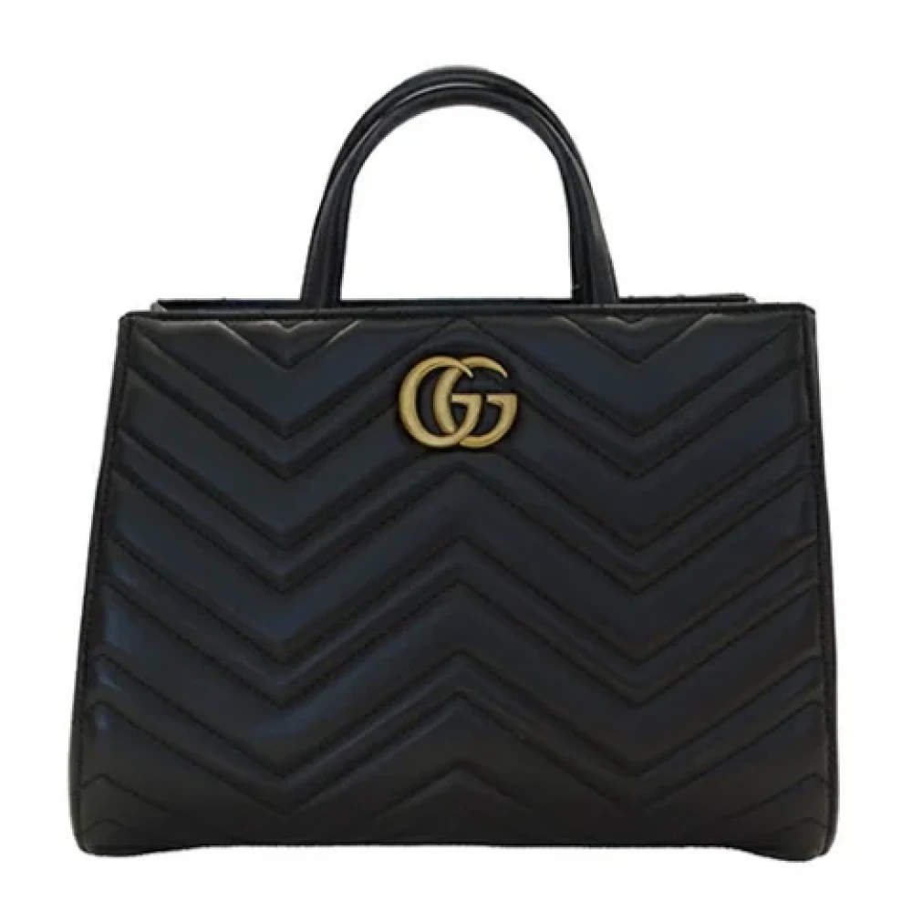 Gucci Vintage Pre-owned Fabric gucci-bags Black Dames