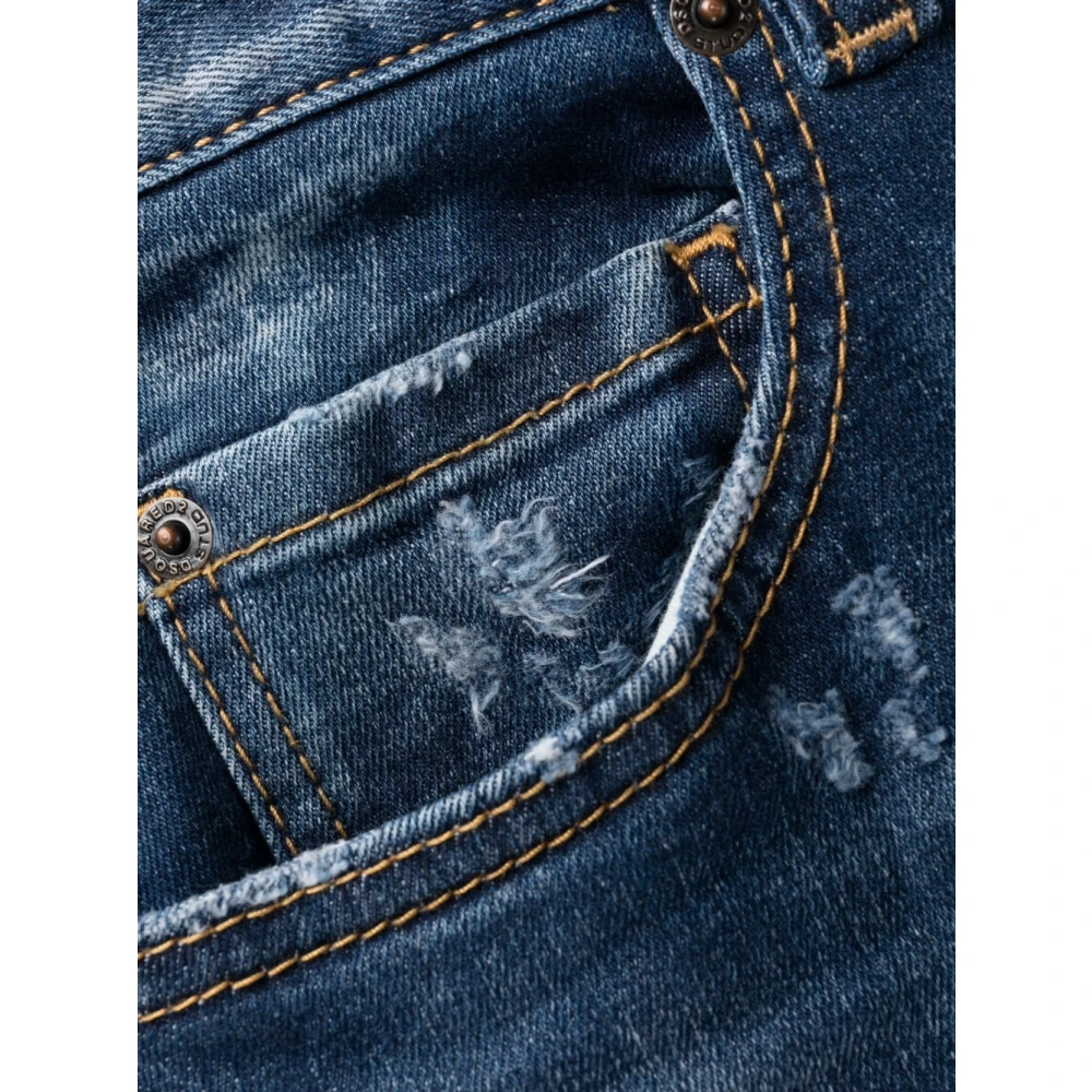 Dsquared2 Navy Blauwe Jeans voor Mannen Blue Dames
