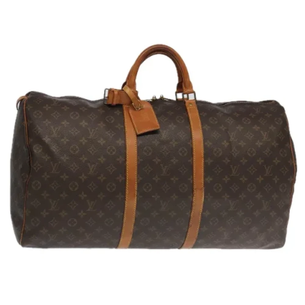 Louis Vuitton Vintage Pre-owned Canvas travel-bags Brown Dames