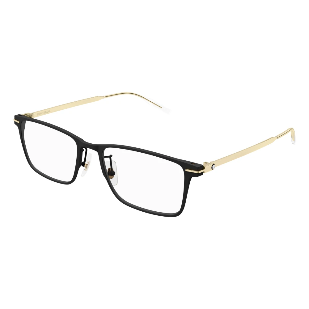 Montblanc Men's Black Glasses, 56 Mm, Stylish Eyeglasses In Color
