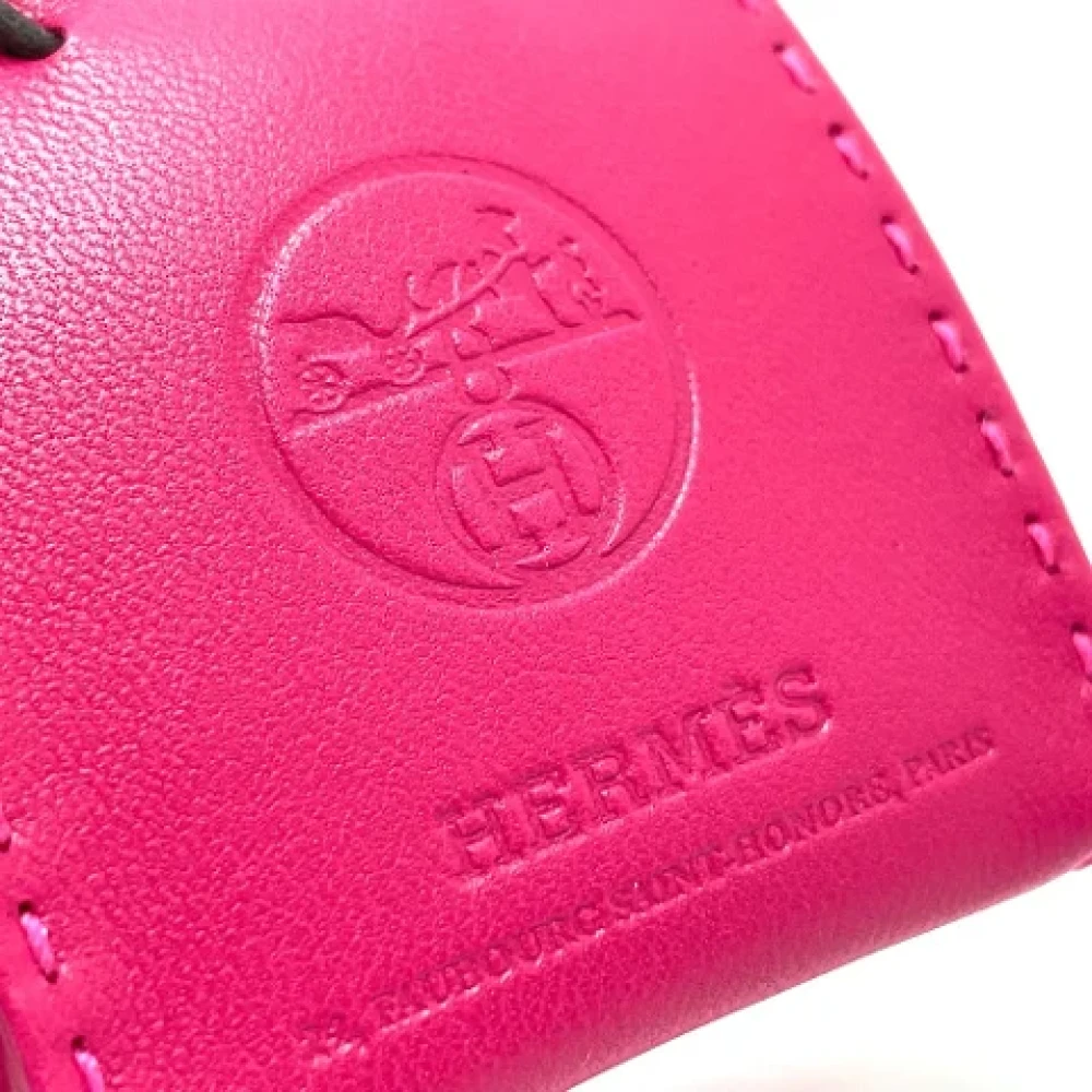 Hermès Vintage Pre-owned Leather handbags Pink Dames