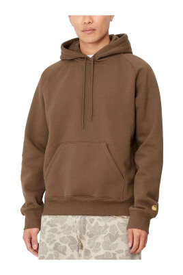 sweat-a-capuche-chocolate-gold