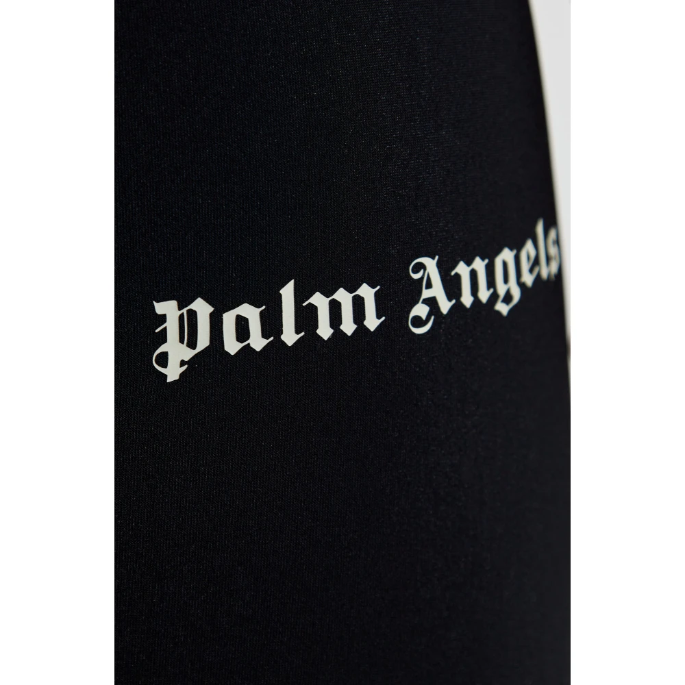 Palm Angels Logo Leggings Black Dames