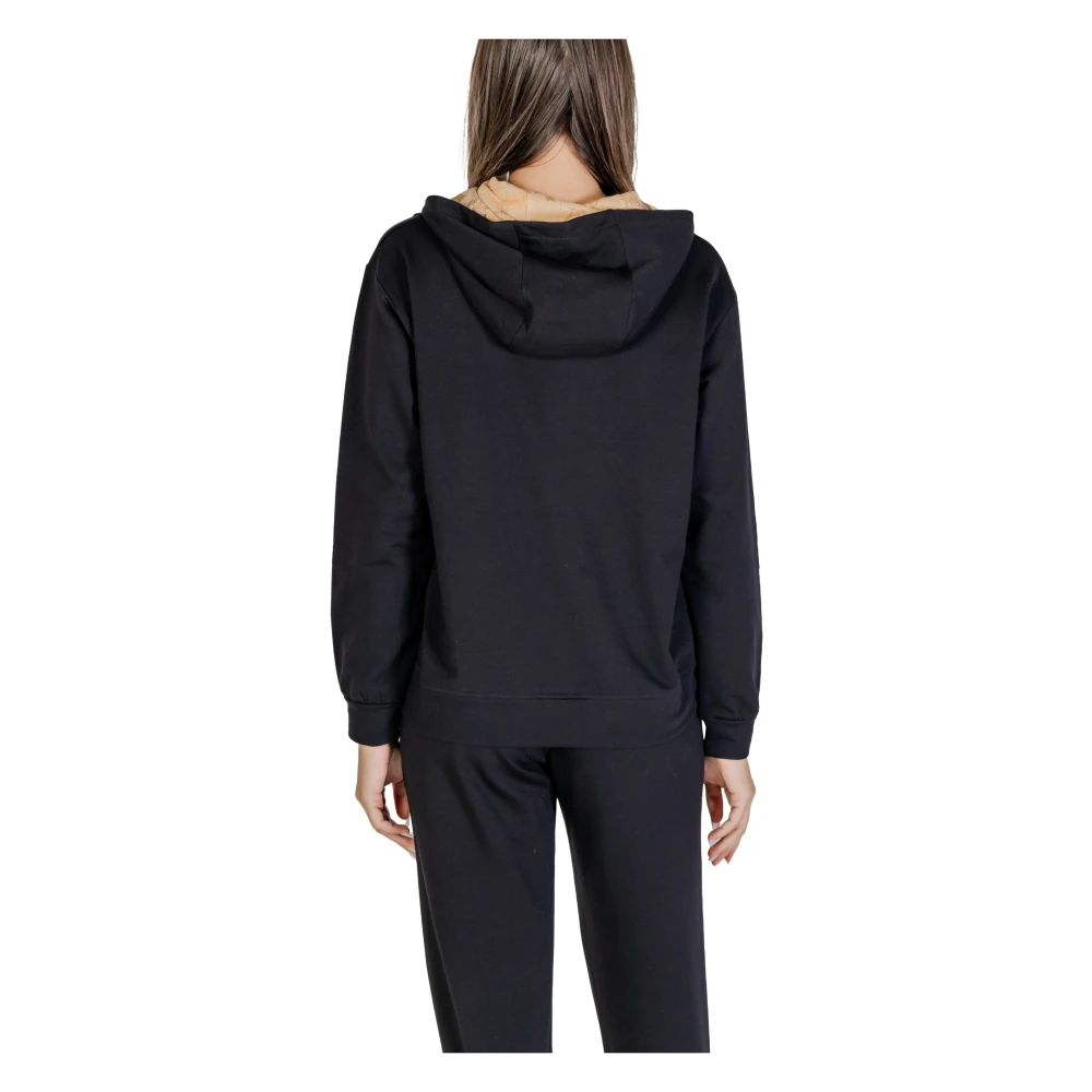 Alviero Martini 1a Classe Zwarte Sweatshirt met Voorzakken Black Dames