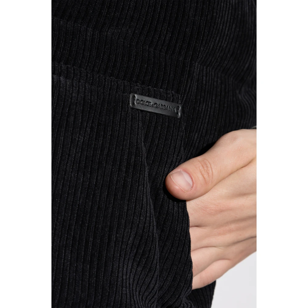 Dolce & Gabbana Geribd vest Black Heren
