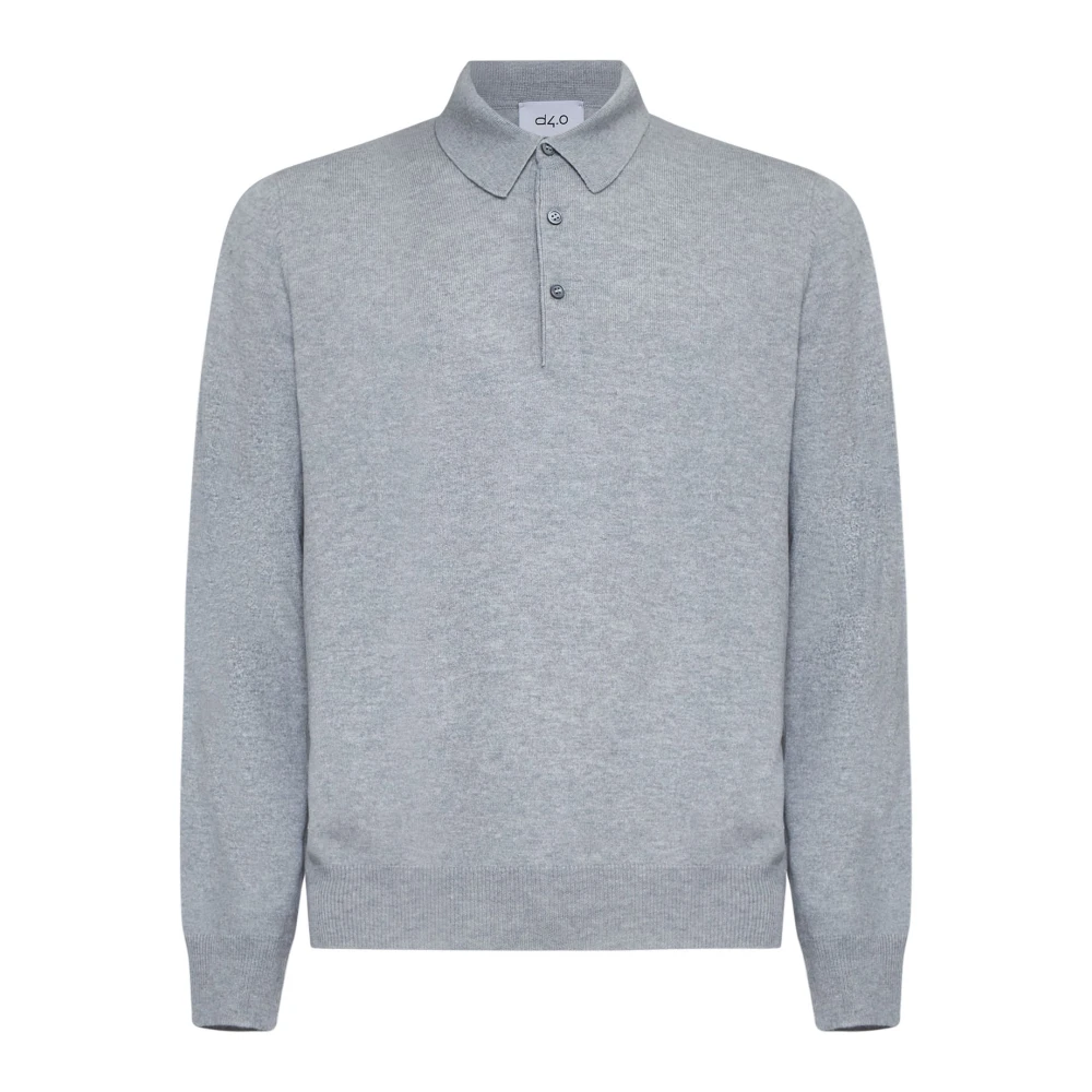 D4.0 - Tops > Polo Shirts - Gray - D4.0 - Modalova