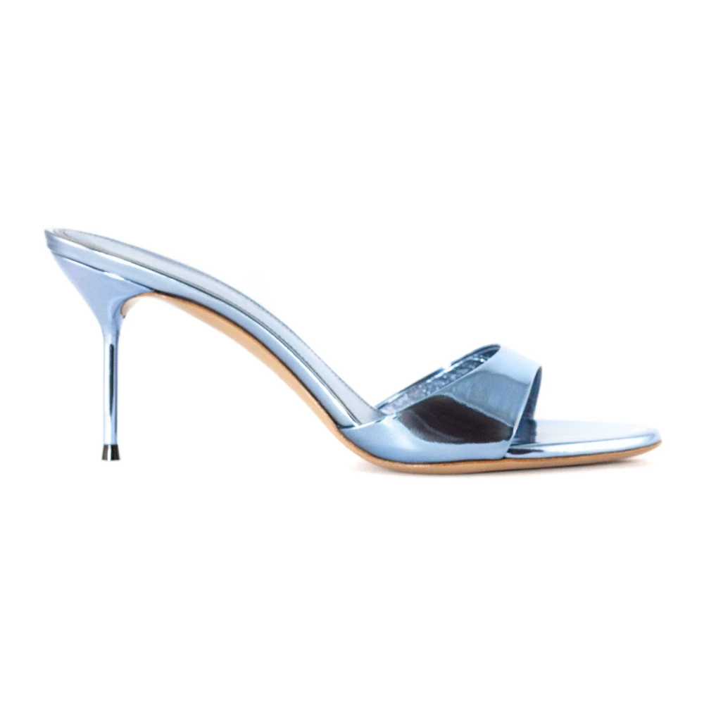 Paris Texas Women's Blue Heeled Mules, 3 1/2 Uk, Lidia 70 Mules