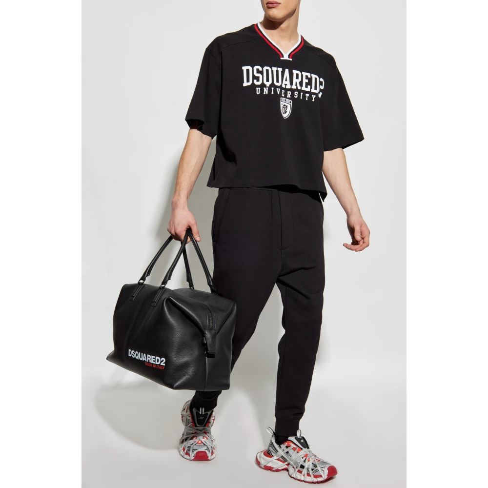 Dsquared2 Sweatpants met logo Black Heren