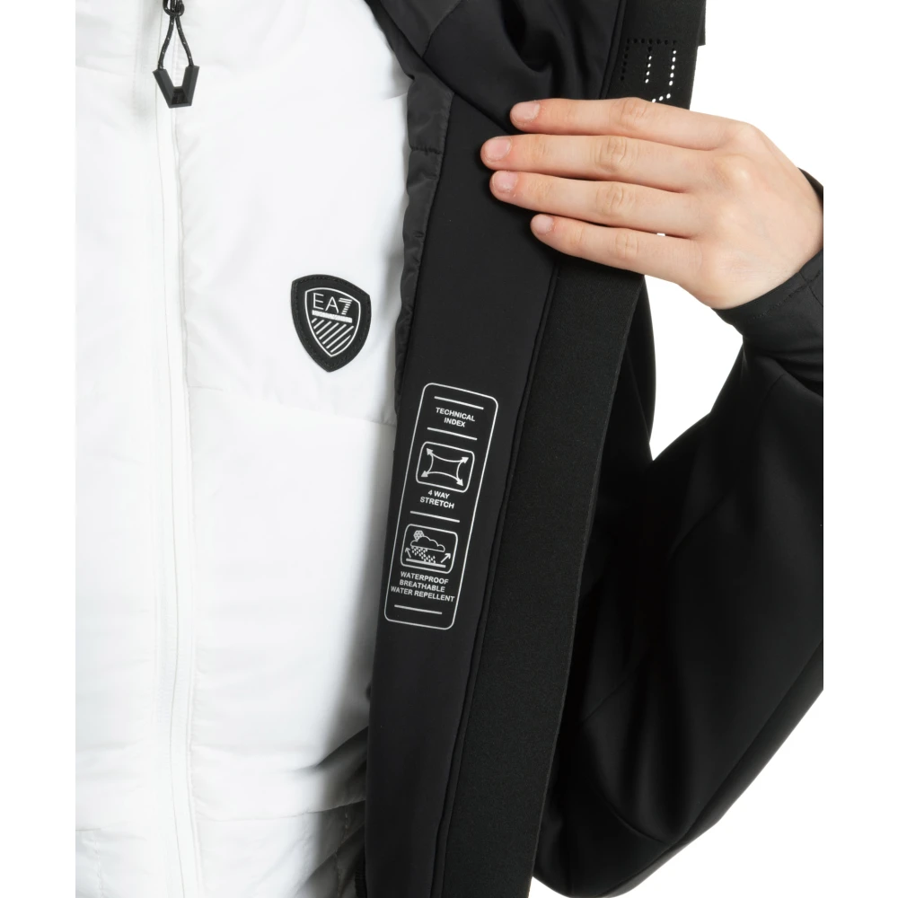 Emporio Armani EA7 7-Delig Ski Suit met Capuchon Black Dames