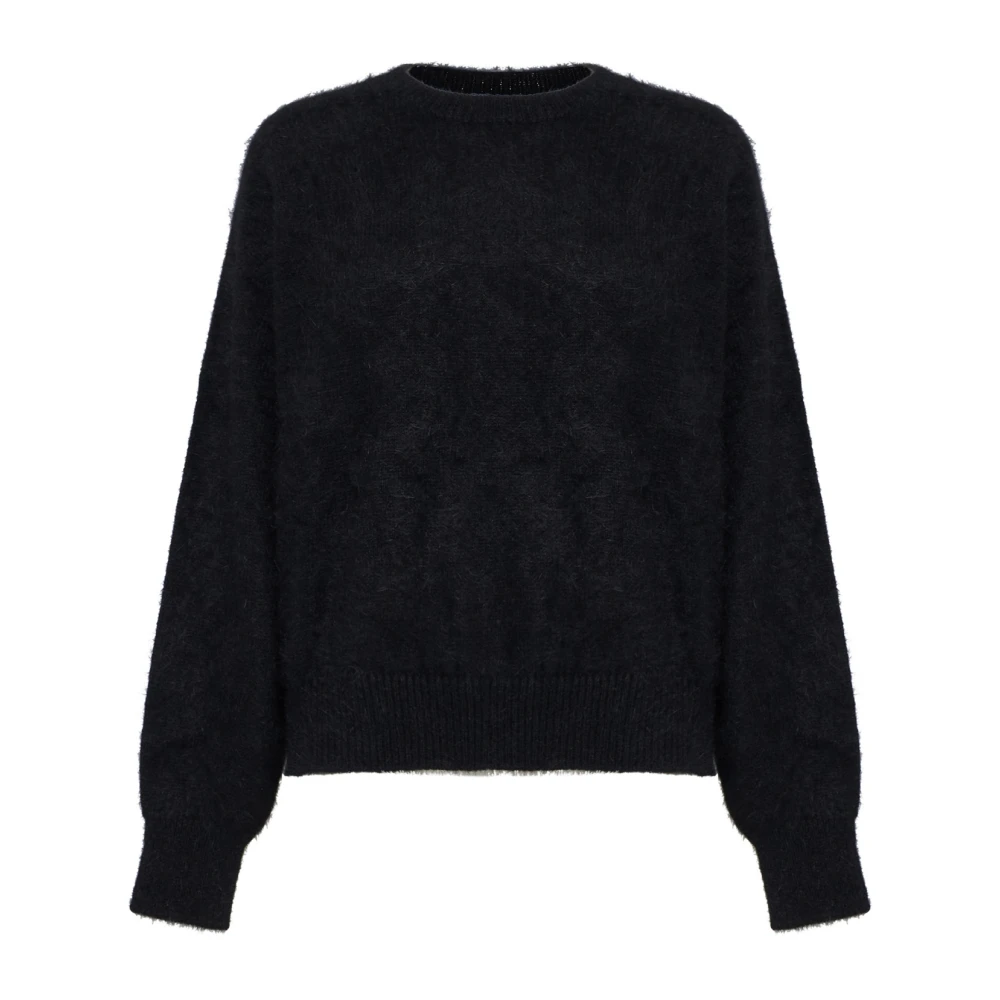Roberto Collina Zwarte Sweaters voor Mannen Black Dames