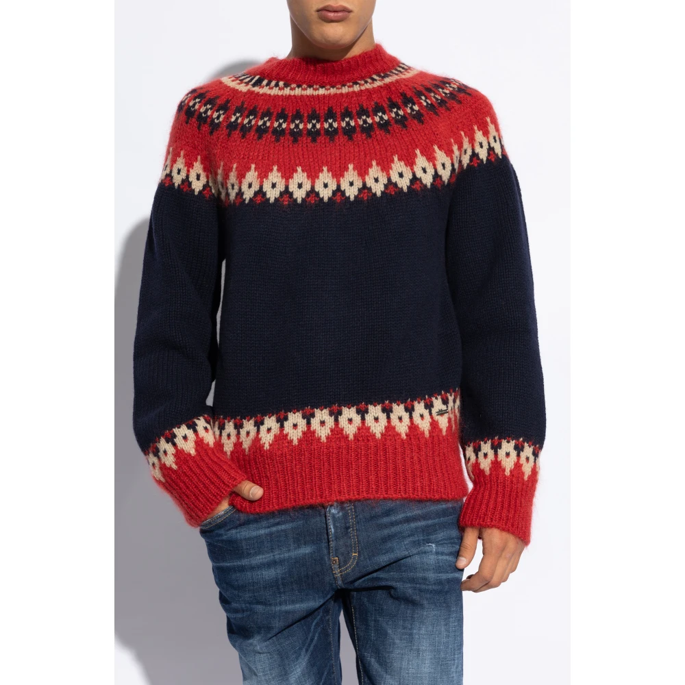 Dsquared2 Wollen trui Multicolor Heren