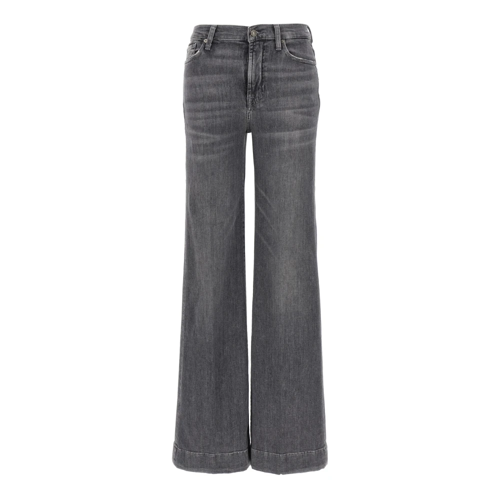 7 For All Mankind , Wide Jeans, Female, Gray, W29, Modern Dojo Jeans