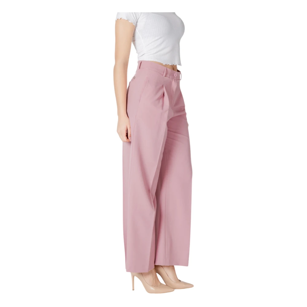 Liu Jo Elegante Palazzo Broek voor Vrouwen Pink Dames