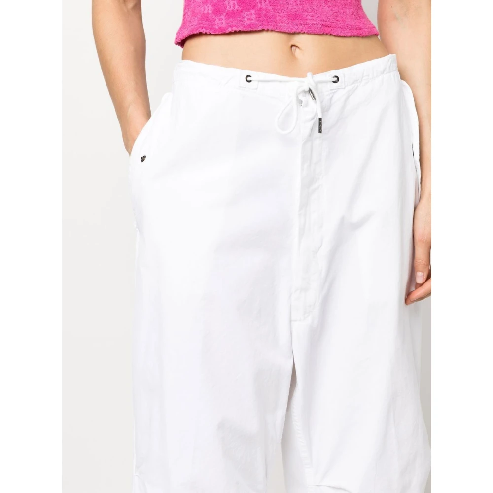 Darkpark Witte Loose-Fit Broek White Dames