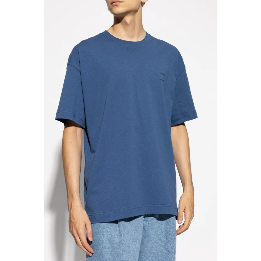 Samsøe T-shirt Joel Blue Heren