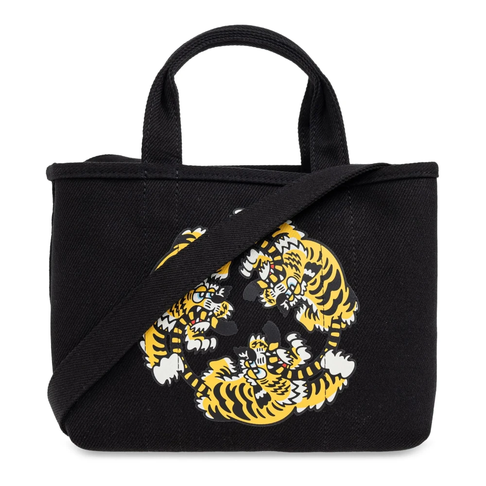 Kenzo Zwarte Stijlvolle Tassen Collectie Black