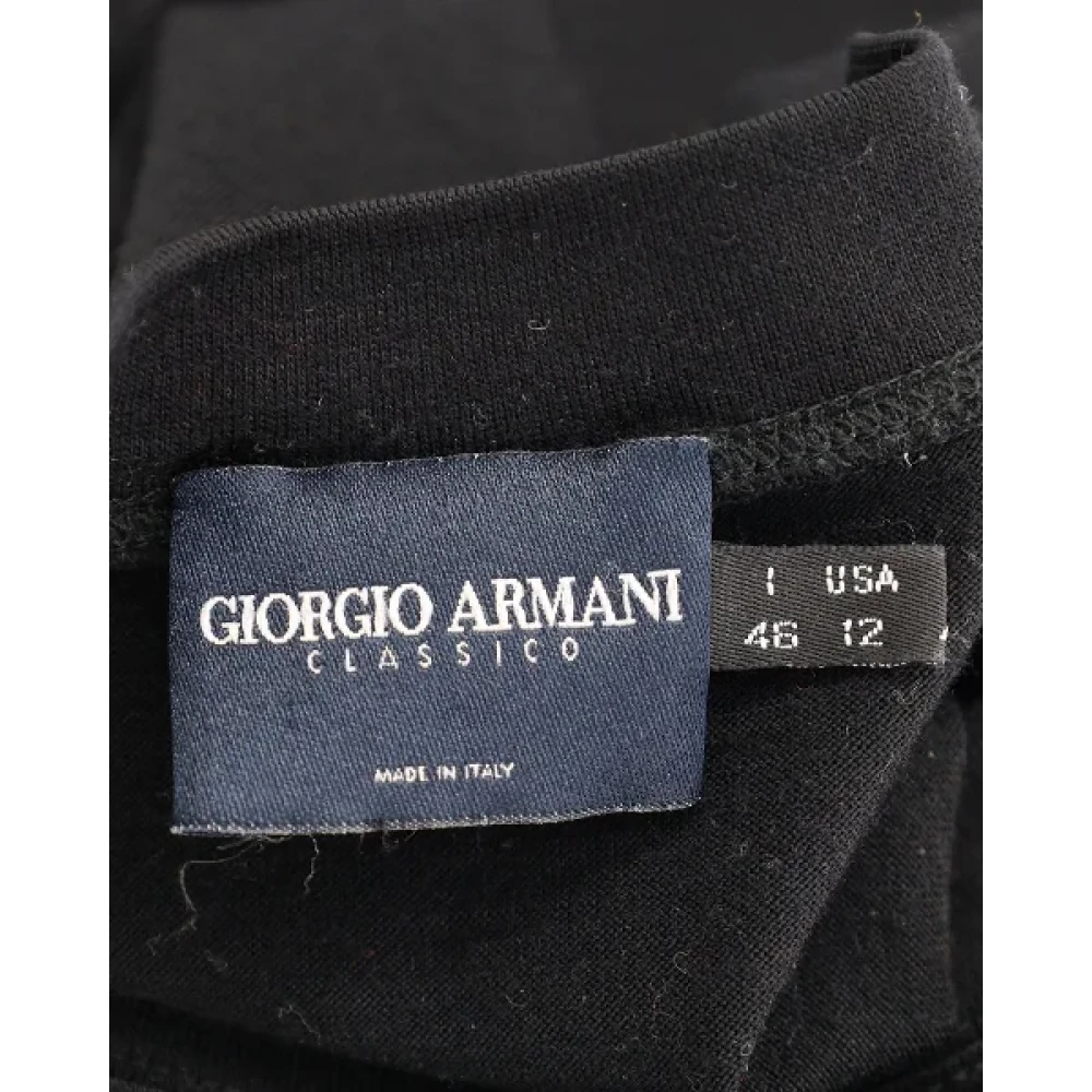 Armani Pre-owned Wool tops Black Dames
