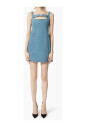 robe-mini-en-denim-bleu-avec