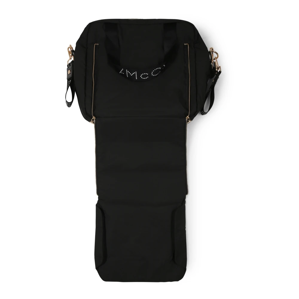 Stella Mccartney Gewatteerde Zwarte Verzorgingstas met Accessoires Black Unisex