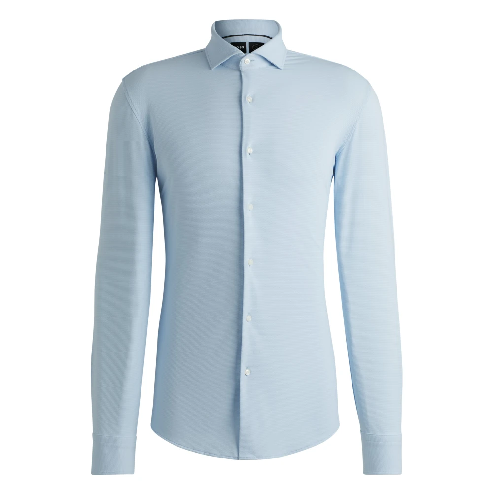 Hugo Boss Dynamisch Slim Fit Overhemd Blue Heren