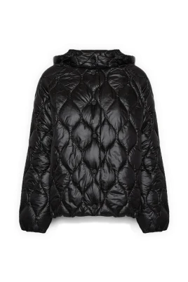 Lätt quiltad dunjacka i nylon