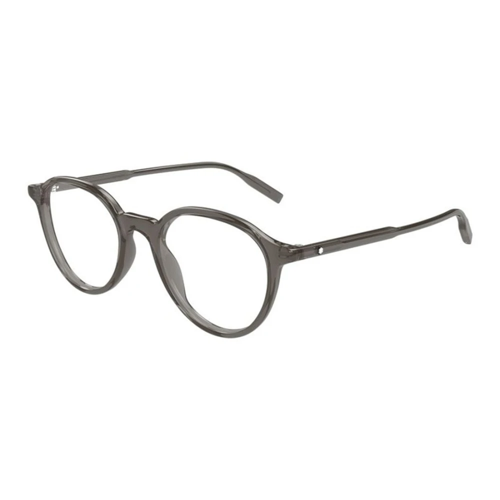 Montblanc Men's Gray Glasses, 50 Mm, Panthos Optical Frame
