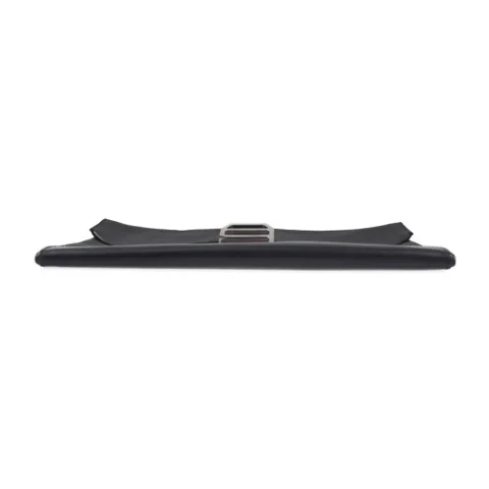 Hermès Vintage Pre-owned Leather clutches Black Dames