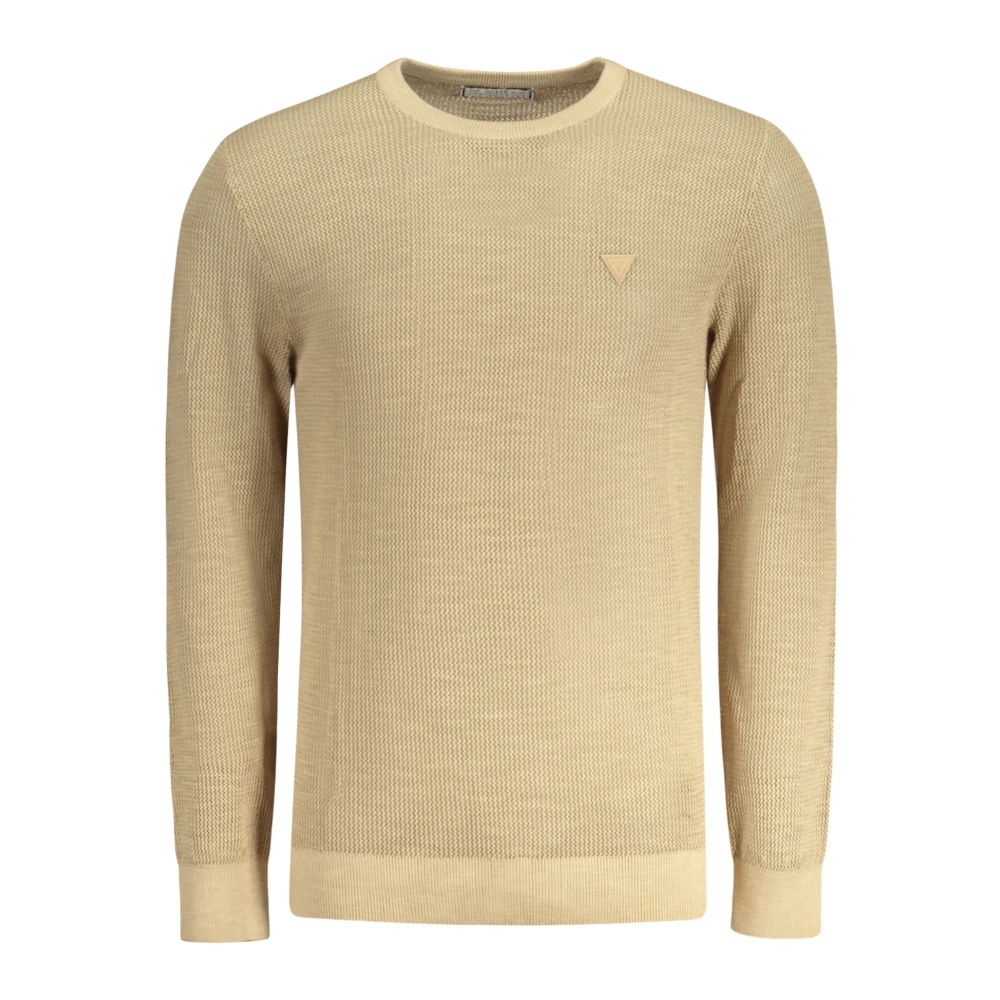 Guess Beige Heren Top met Lange Mouwen Beige Heren