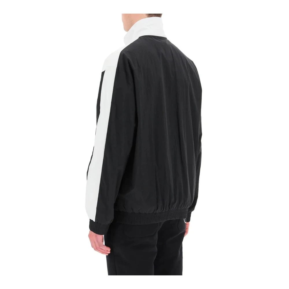 Balmain Logo Windbreaker Jas Mannen Black Heren