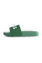 tongs-en-caoutchouc-vertes-avec-logo-blanc