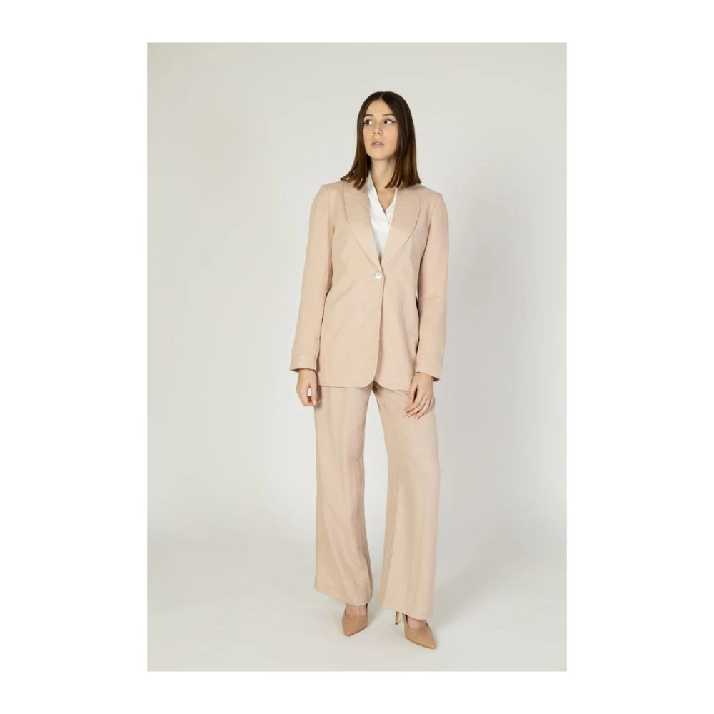 Vero Moda Palazzo Broek Viscose Blend Lente Zomer Collectie Pink Dames