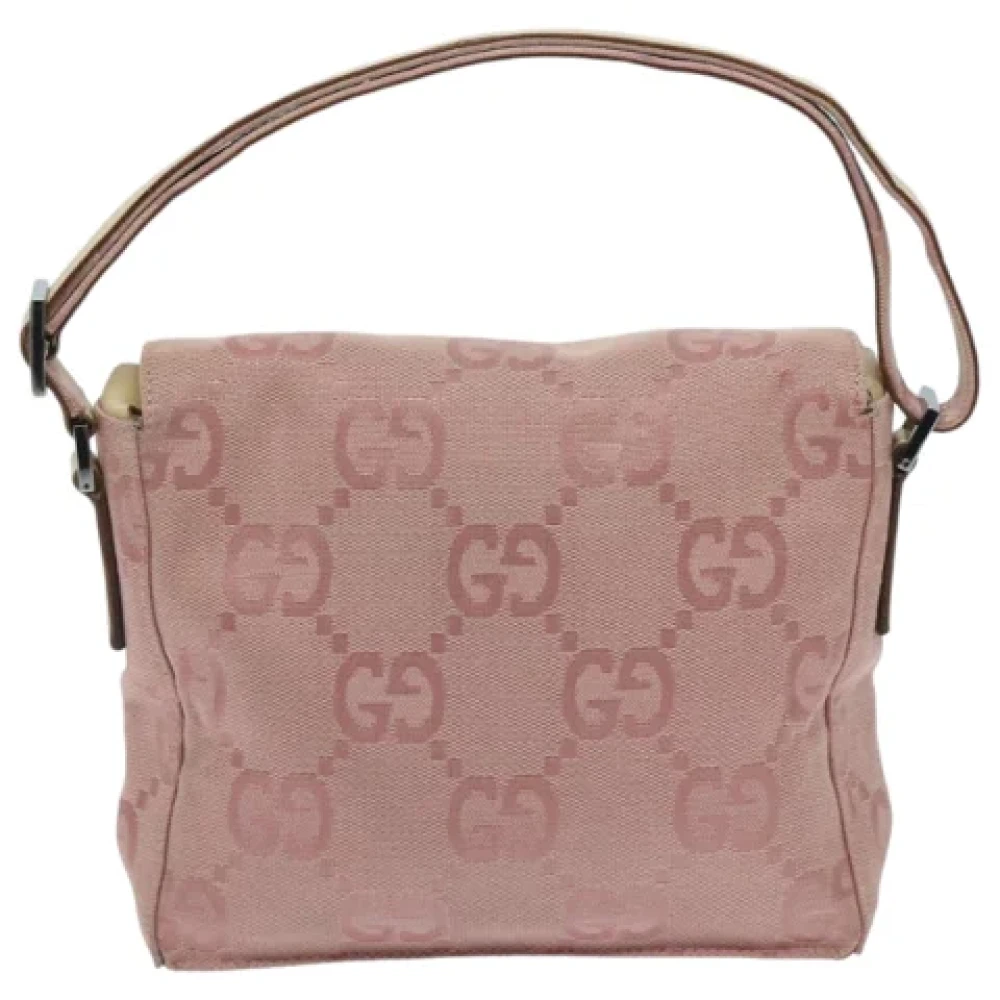 Gucci Vintage Pre-owned Canvas gucci-bags Pink Dames