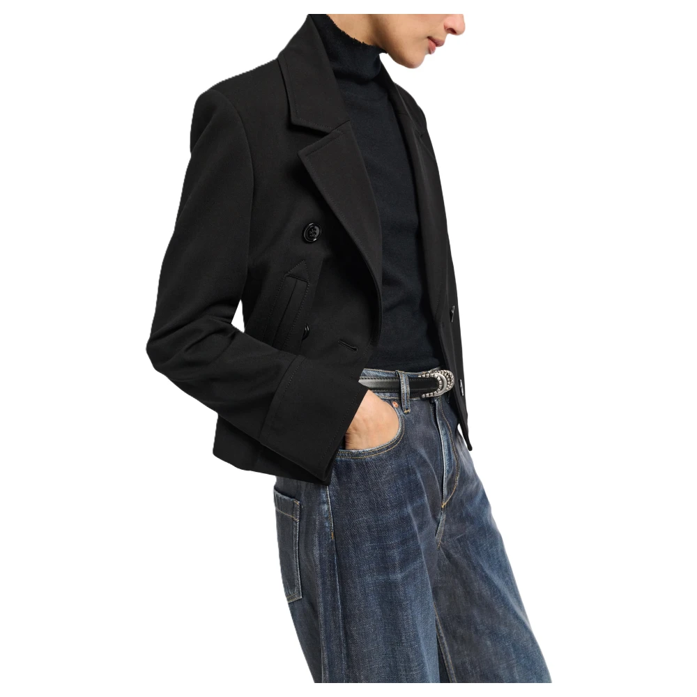 dorothee schumacher Twisted Lightness Boxy Jacket Black Dames