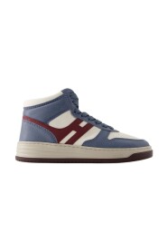 Blaue Leder H630 Sneakers
