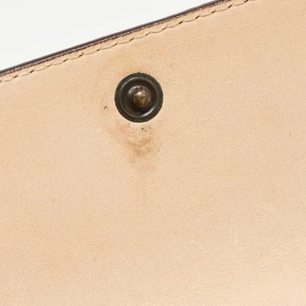 Carolina Herrera Pre-owned Leather wallets Brown Dames