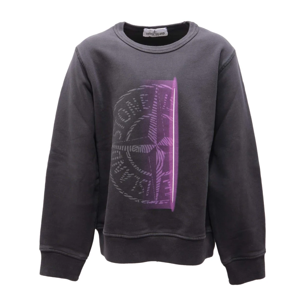 Stone Island Men's Gray Felpa Sweatshirt
