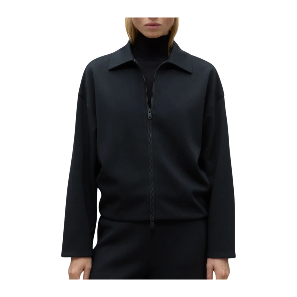 Ecoalf Zwarte Dames Sweatshirt Austin Stijl Black Dames